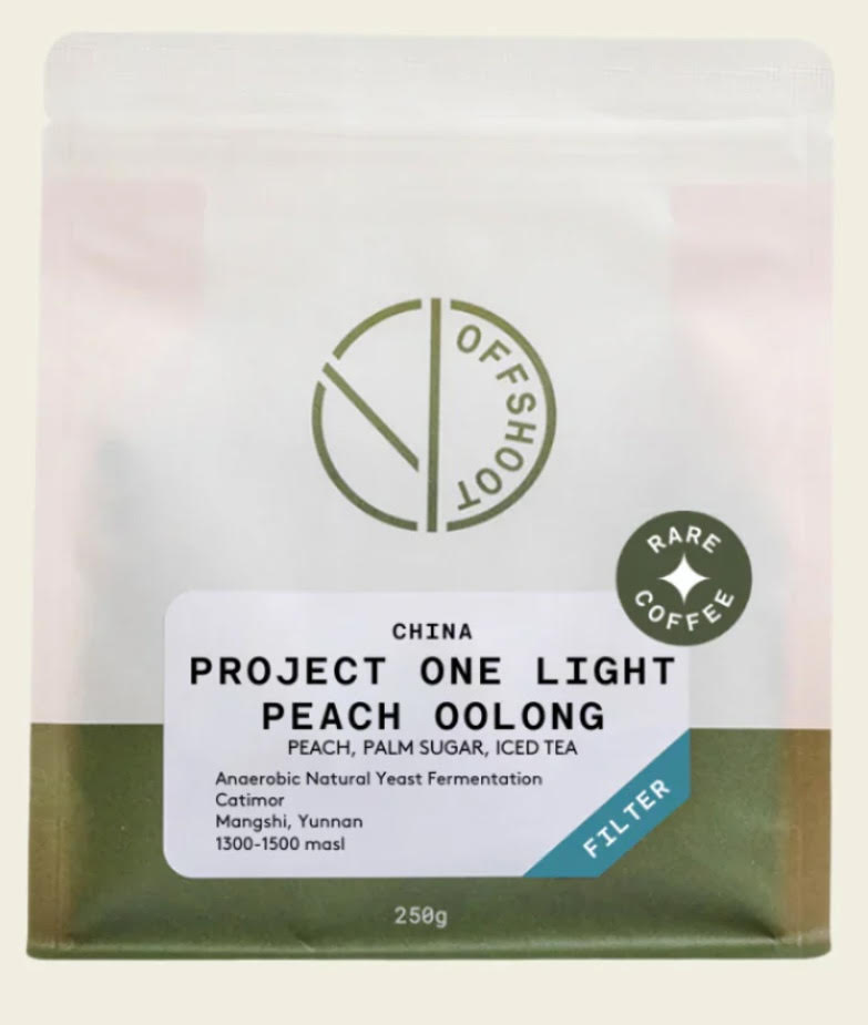 Offshoot Coffee Project One Light - Peach Oolong *Rare*